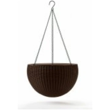 Keter Hanging Sphere Planter Brown Puķu pods 22954