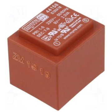 Transformer: encapsulated | 2.3VA | 230VAC | 9V | 
