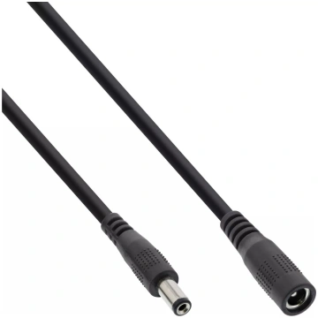 InLine DC pagarināšanas kabelis 5.5x2.1mm AWG 18 m