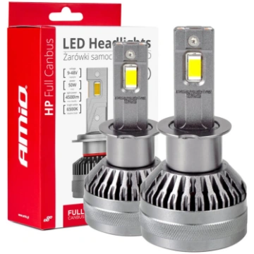 LED Headlights HP Series H3 12-24V 6500k AMIO-0367