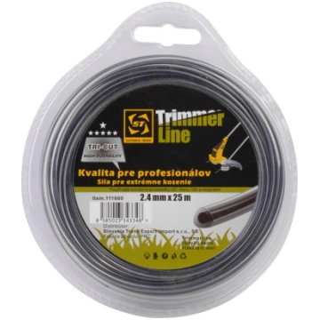Aukla trimmerim 2,4mm L-25m Strend Pro, trīsstūrve