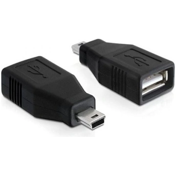 Adapteris USB2.0-A F to USB-mini M, Delock 65277