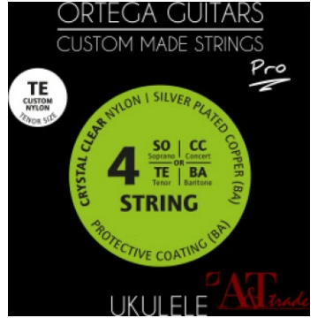 Ortega UKP-TE Pro Series Custom Nylon tenora ukule