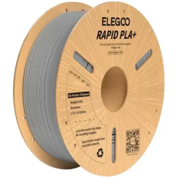 ELEGOO Rapid PLA+ Filaments (Pelēks)
