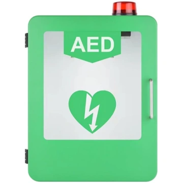Generisch AED defibrilatora glabāšanas skapis, pie