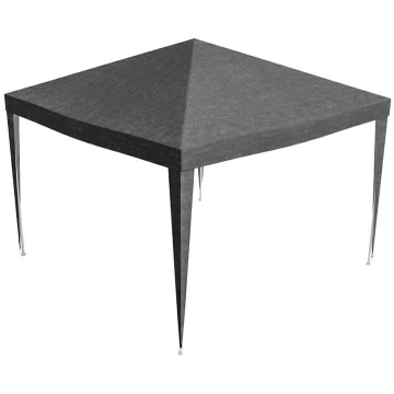Pe jumts dārza paviljonam 3x3m pelēks