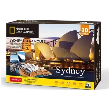 Puzzle 3D National Geographic Sydney 86 elementow 