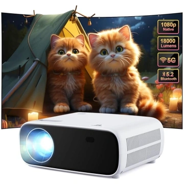 Full HD 1080P projektors ar 4K atbalstu, Bluetooth