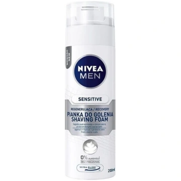Skūšanās putas Nivea Sensitive Recovery, 200 ml