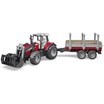 BRUDER Massey Ferguson 7480 ar priekšējās iekrauša