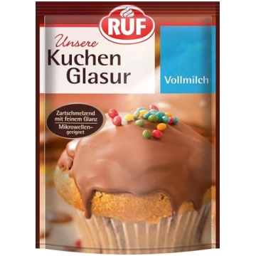 RUF Cake Icing Milk Chocolate, 100 g, mikroviļņu k
