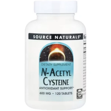 Source Naturals, N-Acetyl Cysteine, 600 mg, 120 Ta