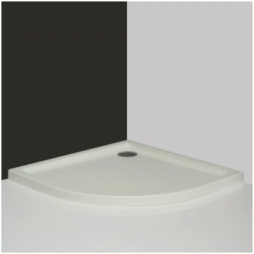 Roltechnik FLAT ROUND 800x800 Balts dušas paliktni