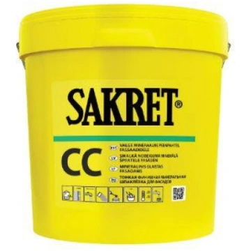 Sakret CC gatavā smalkā nobeiguma špaktele fasādēm