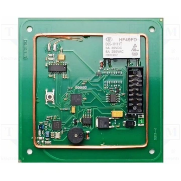 RFID reader; 5÷16V; antenna,buzzer; 79.5x79.5mm; 1