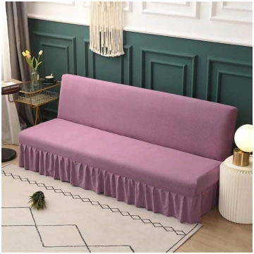 Surwin Sofa Cover without Armrests Plain Stretch A