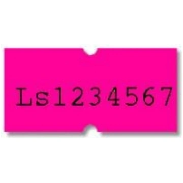 Marķēšanas uzlīmes 21,5x12mm , rozā 2112R