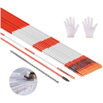 VEVOR 200gab 122cm Atstarojoši Stikla Šķiedras Ceļ