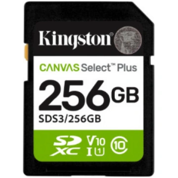 Atmiņas karte KINGSTON Canvas Select Plus 256GB, S