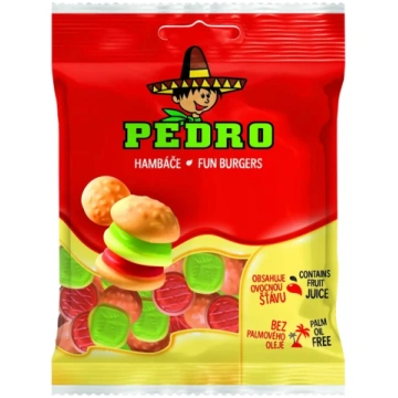 ŽELEJAS KONFEKTES PEDRO FUN BURGER 80G