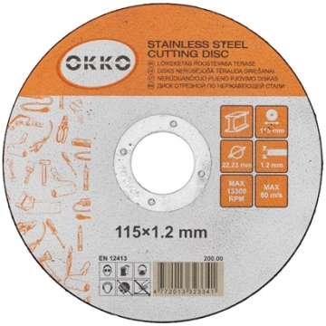 CUTTING DISCS 115X1.2 OKKO 200.001.2 (477201332334