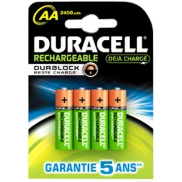 Duracell PreCharged battery - 4 x AA type - NiMH D