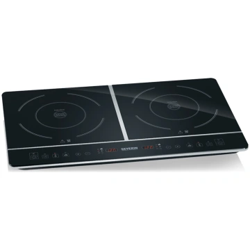 Severin, 3400 W, melna - Indukcijas galda plīts, D