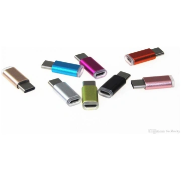 Parveidotājs N/A Micro USB to Type-C Red
