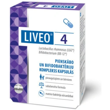Uztura bagātinātājs Liveo 4, 7kapsulas