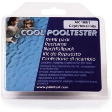 Cool Pooltester reaģentu komplekts Cl-pH-Br