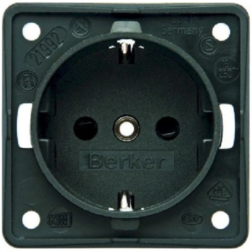 Berker Gniazdo Integro SCHUKO antracyt mat (094185