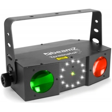 BeamZ Terminator IV LED Double Moon ar lāzeru un s