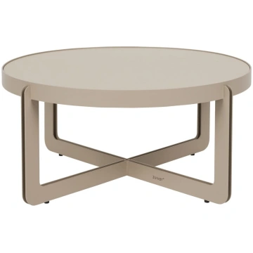 Bēšs apaļš žurnālgaldiņš ø 68 cm Centre – Zuiver