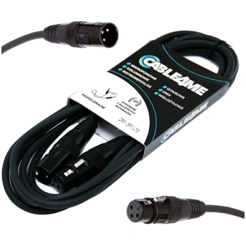 Cable4me Kabelis Dmx Aes/ebu Xlr-3pin Apgaismojuma