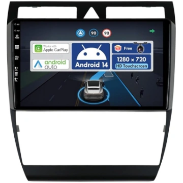 Android 14 Auto radio Audi A6 C5 S6 (1999-2004) / 