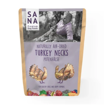 Kārums suņiem SANA - Tītara kakli, 250gr. SANADOG
