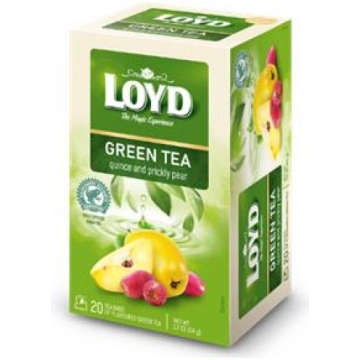 Zaļā tēja Loyd ar cidonijām un diždadžiem, 20gabx1