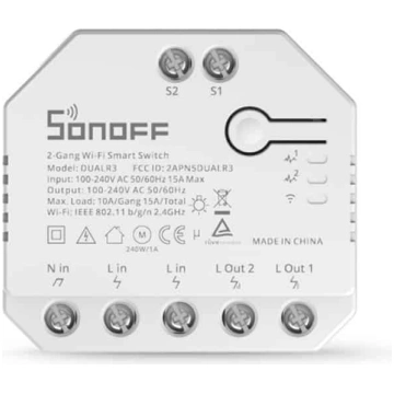 Smart switch WiFi Sonoff Dual R3 Lite 692007577696