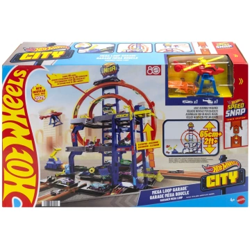 HOT WHEELS komplekts - Mega garāža ar cilpām (JBM7