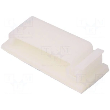 Self-adhesive cable holder | polyamide | natural |