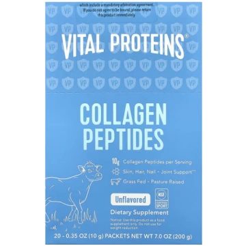 Vital Proteins, Collagen Peptides, Unflavored, 20 
