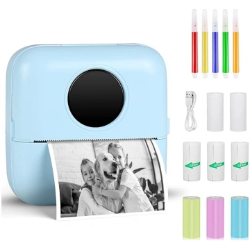 GuKKK Mini printeris, mobilais fotoprinteris, port