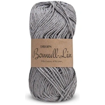 Cotone-Lino Bomull-Lin - DROPS - 20 - GRIGIO BLU