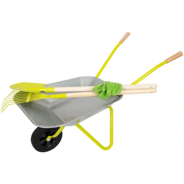 Wheelbarrow with Gardening Tools Small Foot