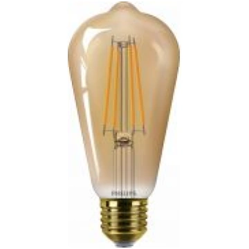 LED dekoratīvā kvēldiega spuldze 7W (40W) ST64 E27