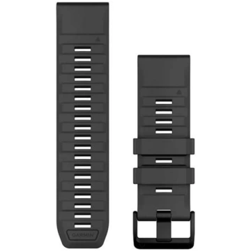 QuickFit® 26 Watch Bands, Graphite Silicone Garmin