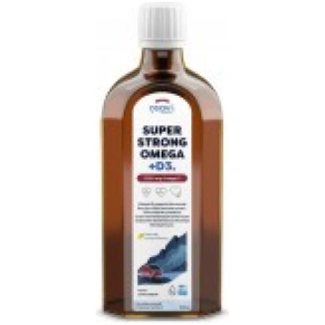 Super Strong Omega + D3, 3500mg Omega 3 (Lemon) - 