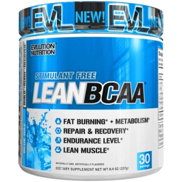 EVLution Nutrition Lean BCAA - bez stimulatoriem, 