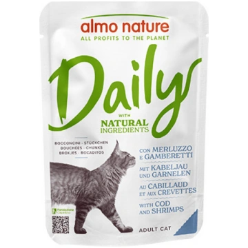 Almo Nature Daily menca un garneles 70 g - konserv