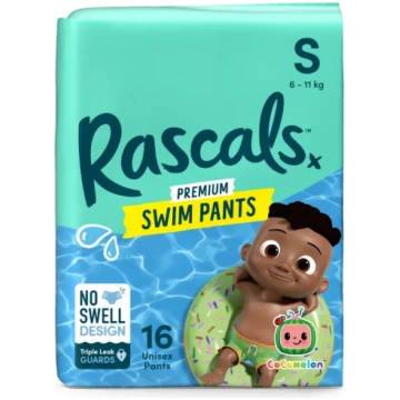 RASCALS peldbikses-autiņbiksītes COCOMELON, S izmē